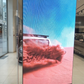 LED MEGAWALL Duży plakat LED na stojaku z kółkami