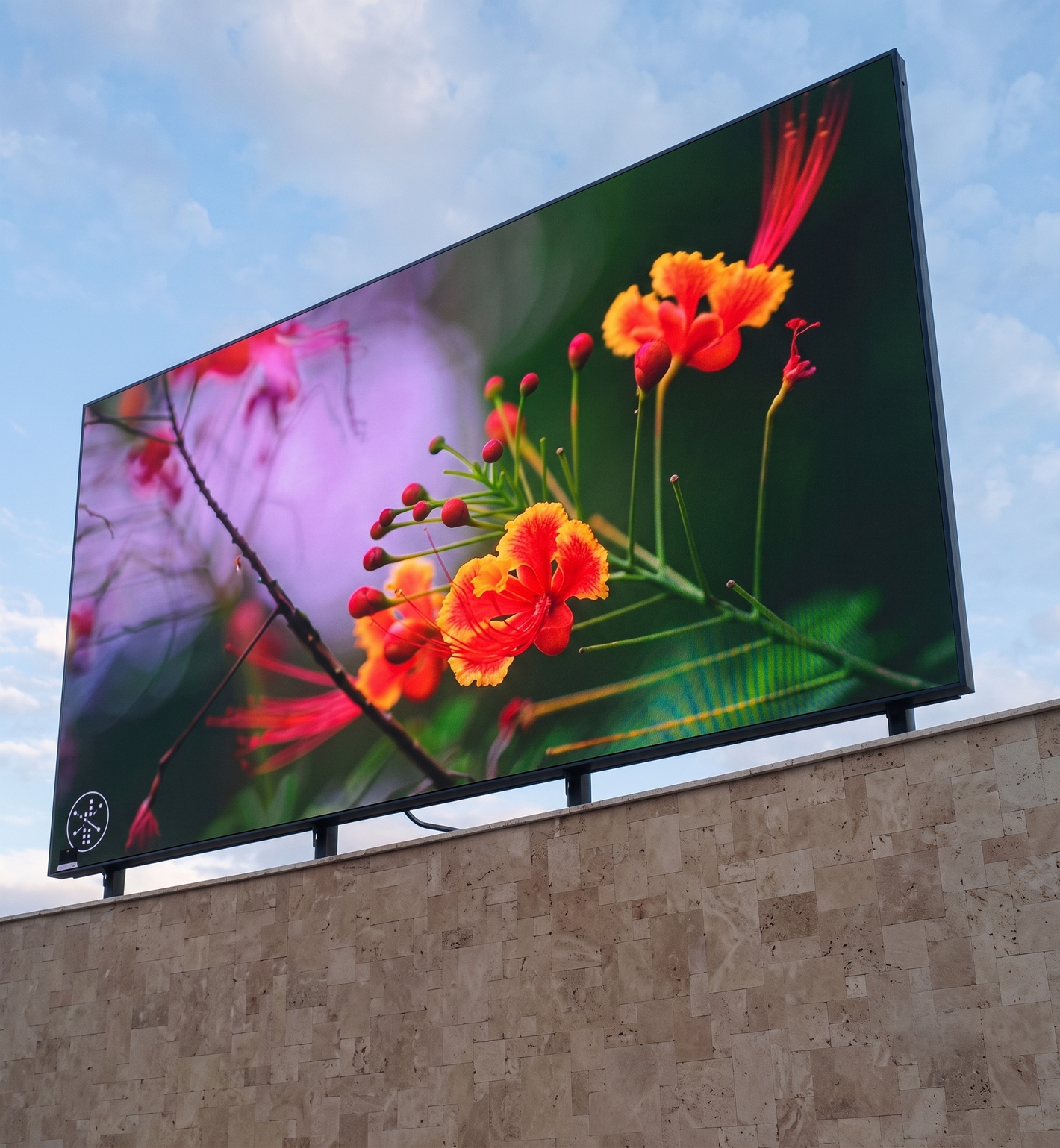 BIG LED - Stały ekran LED Telebim zewnętrzny 1m² konstrukcja aluminiowa